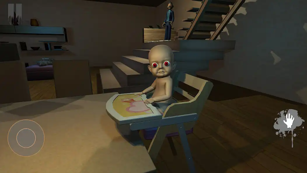 Play Scary baby in Pink house 3D as an online game Scary baby in Pink house 3D with UptoPlay