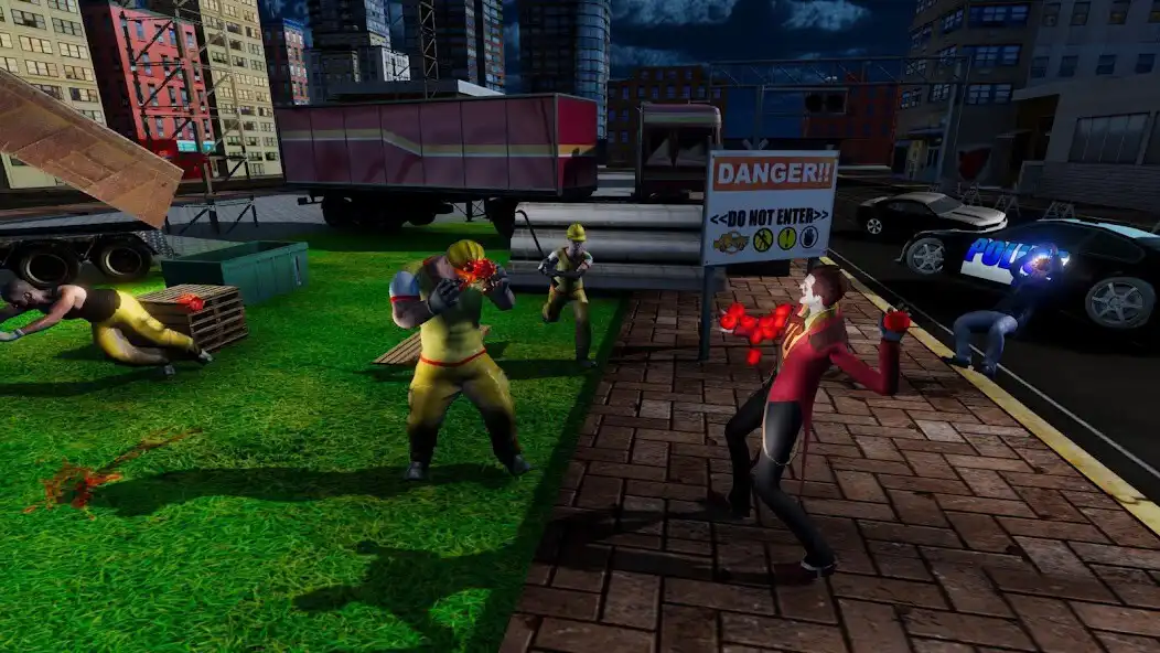 Play Scary Clown police escape mission-Clown Fighting as an online game Scary Clown police escape mission-Clown Fighting with UptoPlay