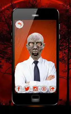 Play Scary Face Mask Photo Editor