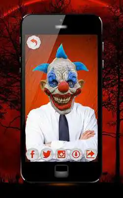 Play Scary Face Mask Photo Editor