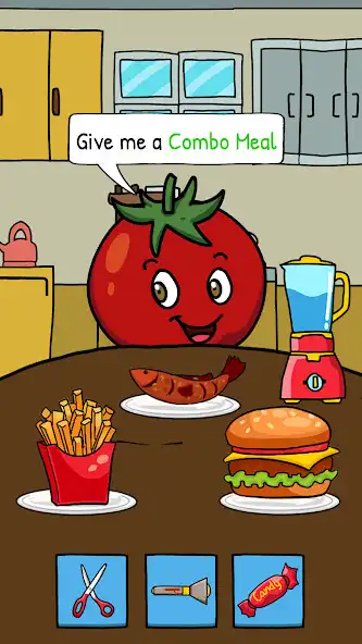 Play Scary Fruit - Lemon and Tomato as an online game Scary Fruit - Lemon and Tomato with UptoPlay