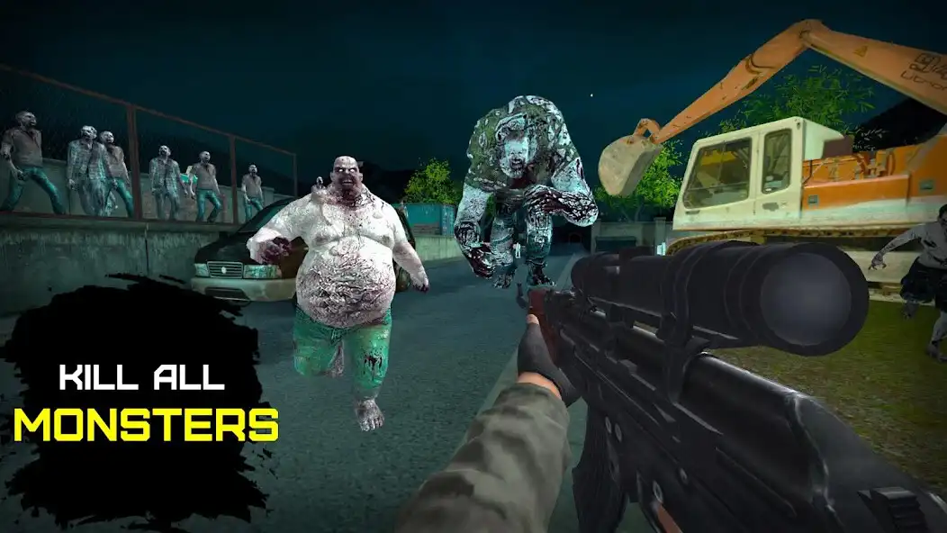 Play Scary Monster Shooter 3D Fight as an online game Scary Monster Shooter 3D Fight with UptoPlay