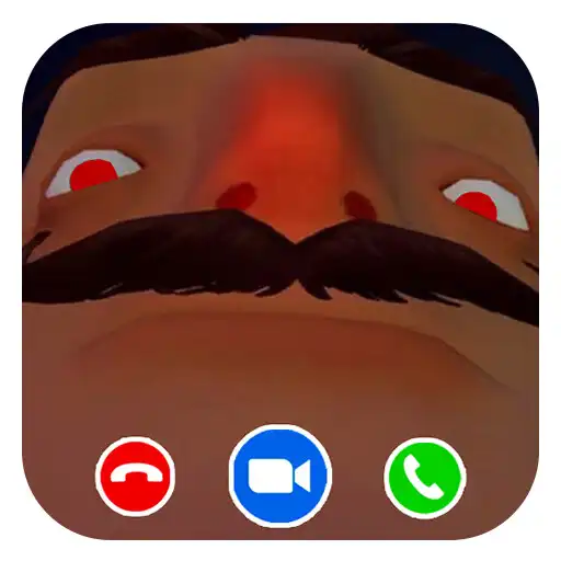 Play Scary neighbor fake video call APK