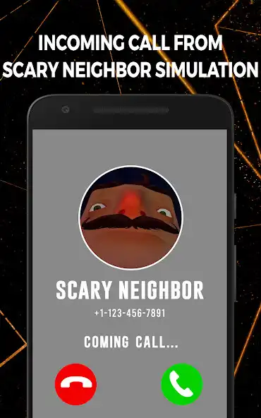 Play Scary neighbor fake video call  and enjoy Scary neighbor fake video call with UptoPlay