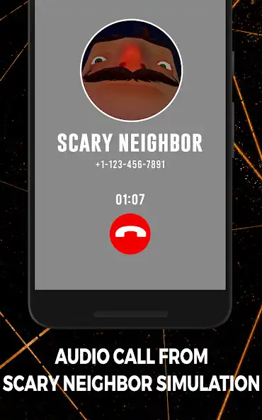 Play Scary neighbor fake video call as an online game Scary neighbor fake video call with UptoPlay