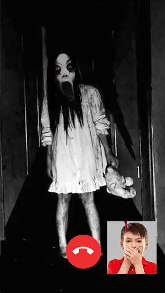 Play Scary Video Call from Slender Ghost Horror prank as an online game Scary Video Call from Slender Ghost Horror prank with UptoPlay