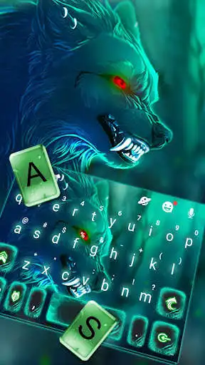 Play Scary Wild Wolf Keyboard Theme as an online game Scary Wild Wolf Keyboard Theme with UptoPlay