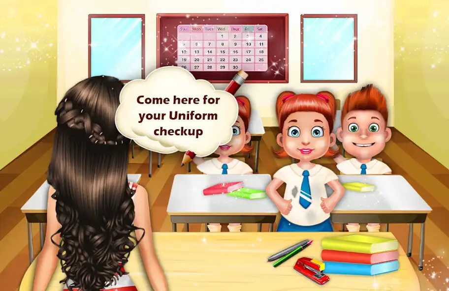 Play School Girls Dress Tailor Shop as an online game School Girls Dress Tailor Shop with UptoPlay