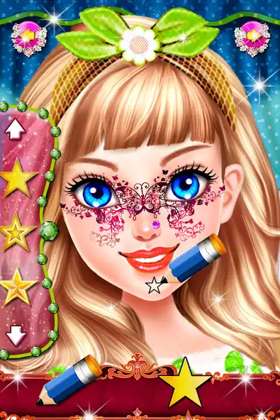 Play School Girls Face Paint Party as an online game School Girls Face Paint Party with UptoPlay