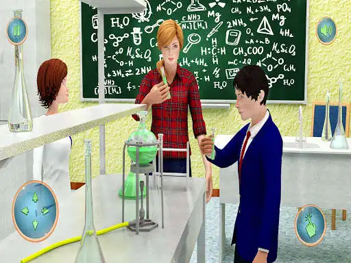 Play School Teacher Life Simulator 3D High School Games as an online game School Teacher Life Simulator 3D High School Games with UptoPlay