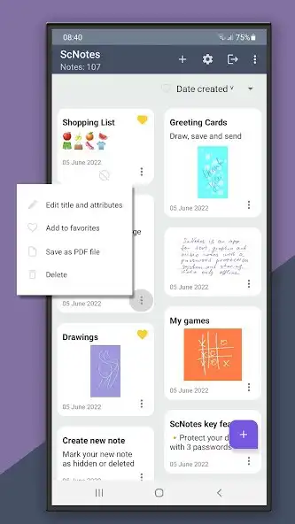 Play ScNotes — notepad with lock  and enjoy ScNotes — notepad with lock with UptoPlay