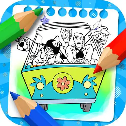 Play Scooby coloring doo cartoon game APK