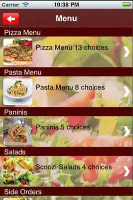 Play scoozi pizza  pasta takeaway