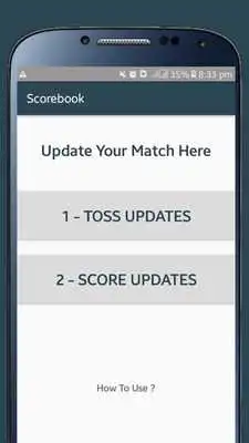 Play Score book : Live Cricket Scorer