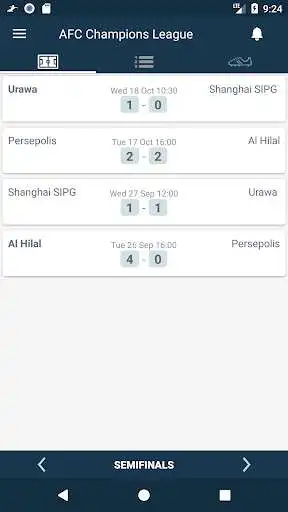 Play Scores for AFC Champions League - Asia  and enjoy Scores for AFC Champions League - Asia with UptoPlay