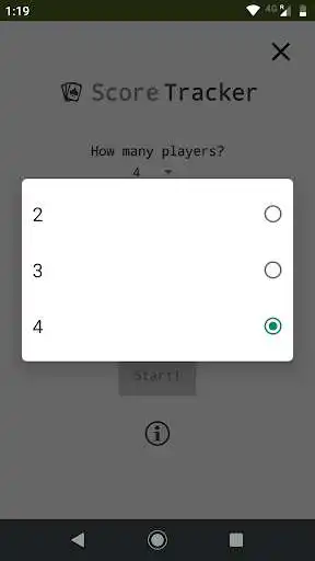 Play Score Tracker as an online game Score Tracker with UptoPlay