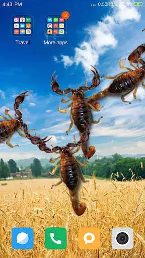 Play Scorpion in phone prank as an online game Scorpion in phone prank with UptoPlay