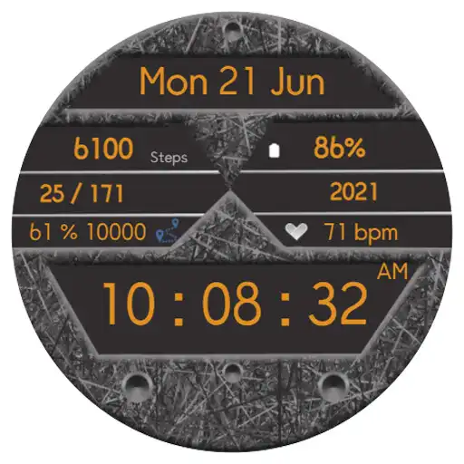 Play Scratched21 Watch Face Wear OS APK