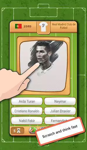 Play Scratch Football Player Quiz