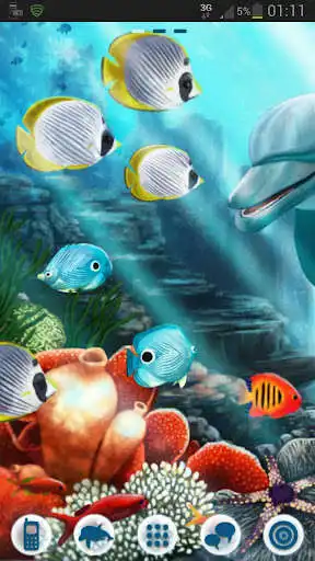 Play Sea Fish Theme GO Launcher as an online game Sea Fish Theme GO Launcher with UptoPlay