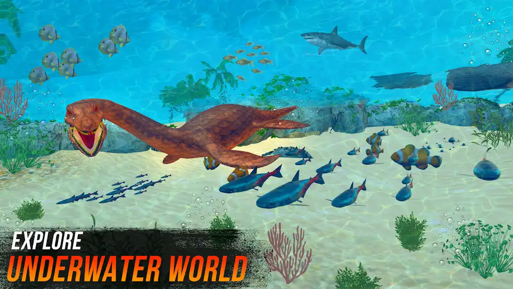 Play Sea Monster Dinosaur Game as an online game Sea Monster Dinosaur Game with UptoPlay