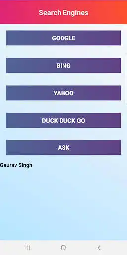 Play Search Engines - Google Bing Yahoo Duck Duck Ask  and enjoy Search Engines - Google Bing Yahoo Duck Duck Ask with UptoPlay