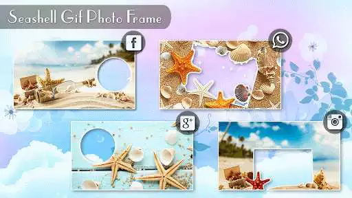 Play Sea Shell Photo Frame