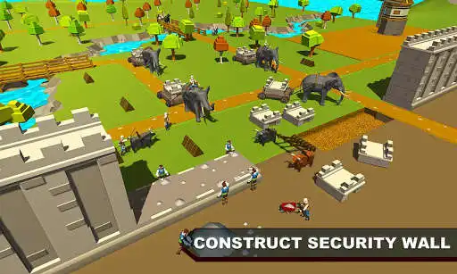 Play Security Wall Construction Game as an online game Security Wall Construction Game with UptoPlay