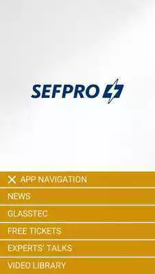 Play SEFPRO glasstec app