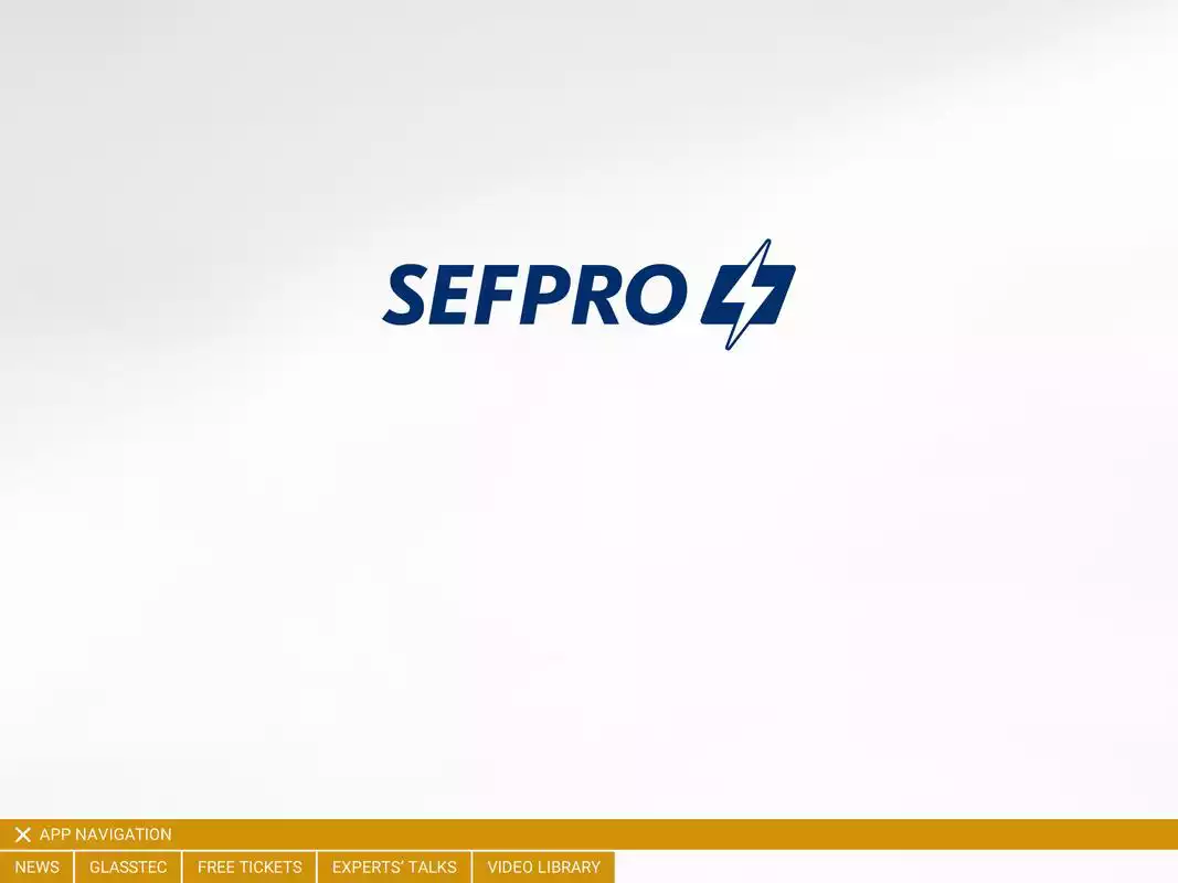 Play SEFPRO glasstec app