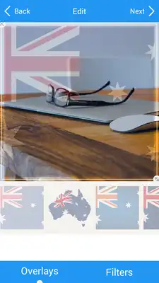 Play Selfie with Australia flag