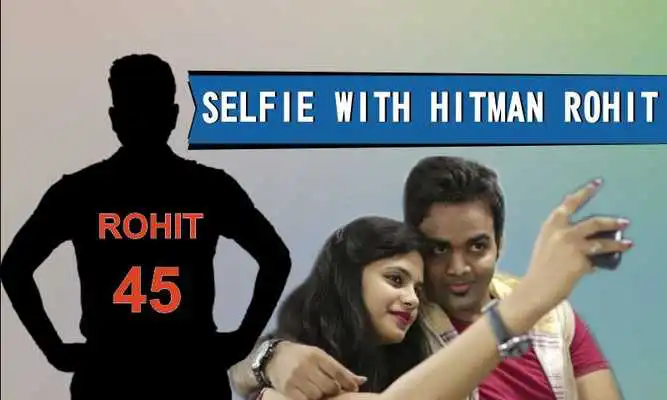 Play Selfie With Rohit Sharma(Hitman)