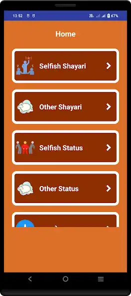 Play Selfish Shayari Status Hindi as an online game Selfish Shayari Status Hindi with UptoPlay