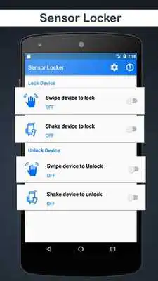 Play Sensor Lock - Urgent Lock Your Device