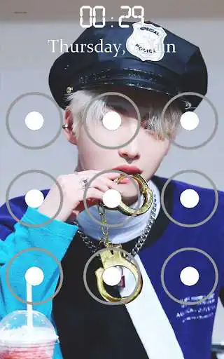 Play Seonghwa Ateez Pattern Lock Screen  and enjoy Seonghwa Ateez Pattern Lock Screen with UptoPlay