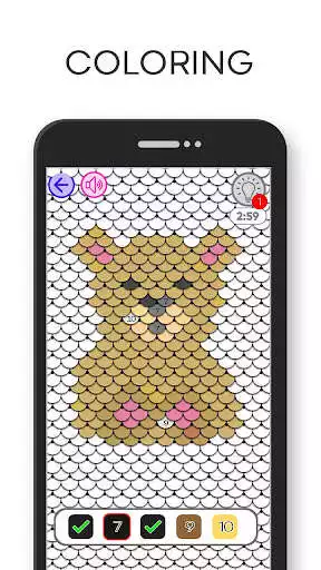 Play Sequin by Number Live Coloring  and enjoy Sequin by Number Live Coloring with UptoPlay