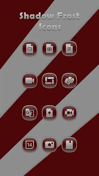 Play Shadow Frost Burgundy Icons as an online game Shadow Frost Burgundy Icons with UptoPlay