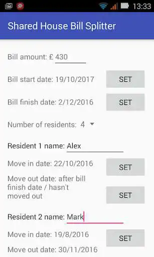 Play Shared House Bill Splitter  and enjoy Shared House Bill Splitter with UptoPlay