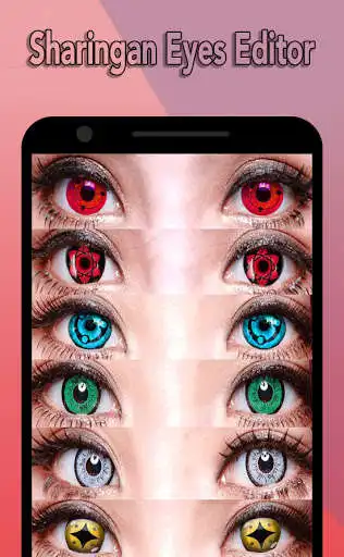 Play Sharingan Eyes Editor - Color Changer as an online game Sharingan Eyes Editor - Color Changer with UptoPlay