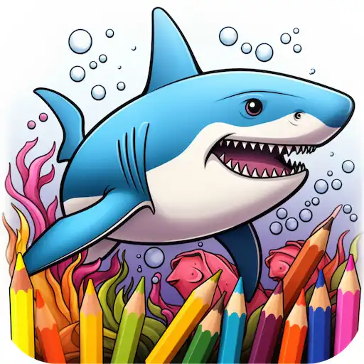 Play Shark Coloring Book Game APK