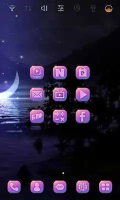 Play Shining Violet Icon Pack