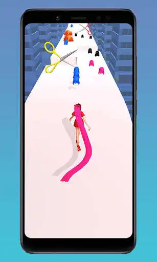 Play Shiny Hair Body Rush 3D  - Rich Shoe Run Challenge as an online game Shiny Hair Body Rush 3D  - Rich Shoe Run Challenge with UptoPlay