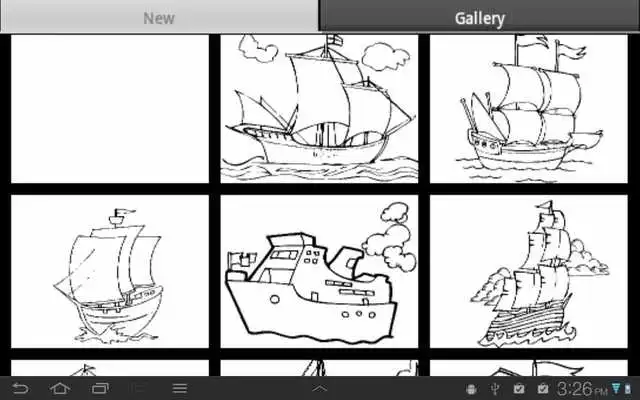 Play Ships Coloring Book