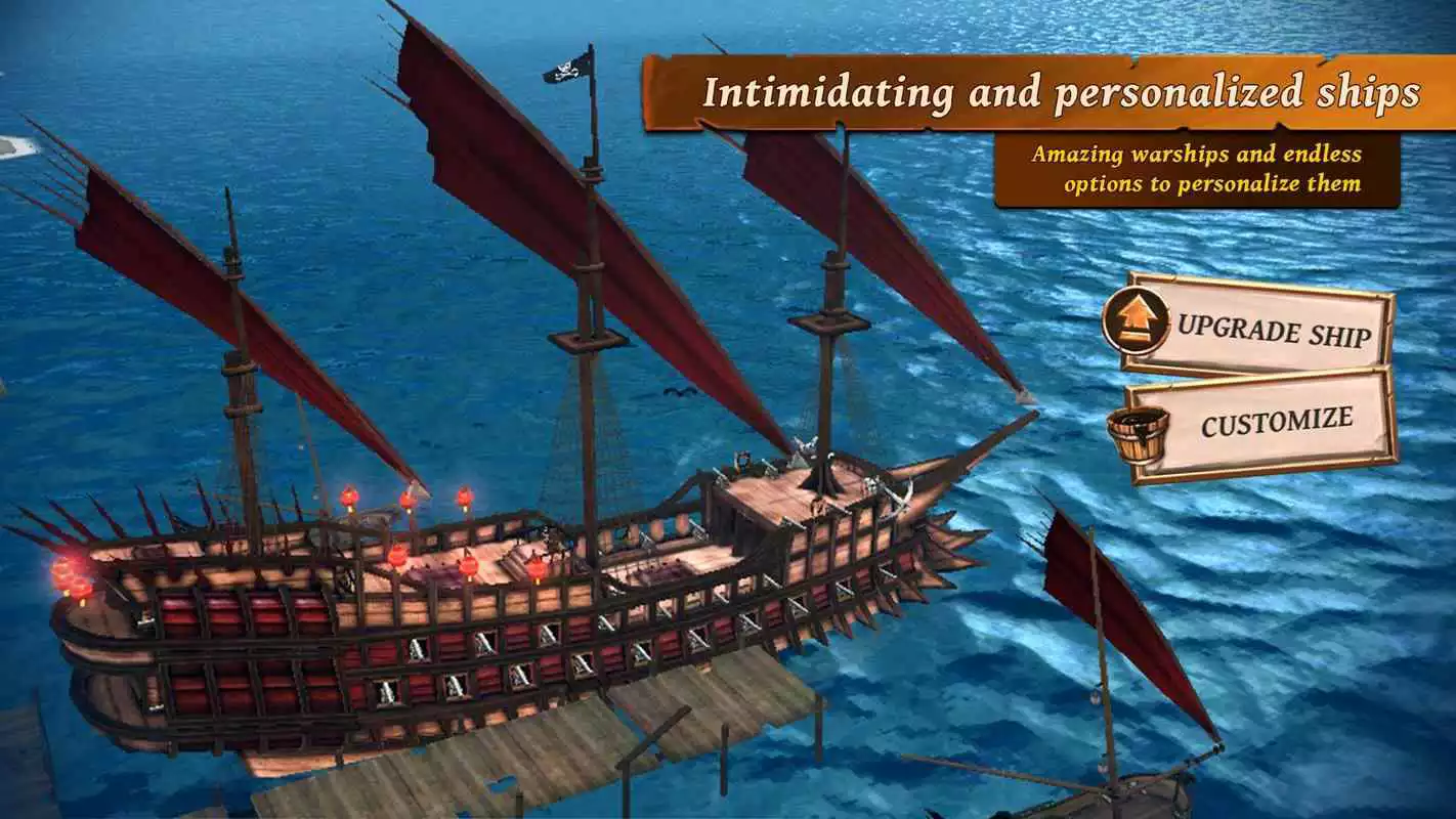 Play Ships of Battle: Ages of Pirates -Wars ’n Strategy