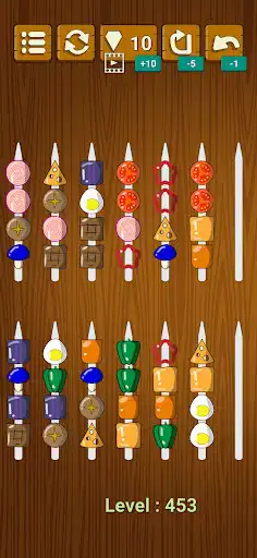 Play shish kebab sort as an online game shish kebab sort with UptoPlay