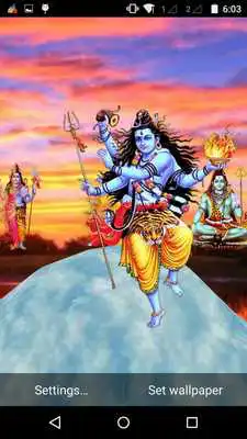 Play Shiva 3D Live Wallpaper