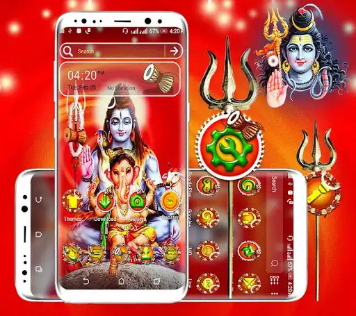 Play Shiva and Ganehsa Launcher Theme  and enjoy Shiva and Ganehsa Launcher Theme with UptoPlay