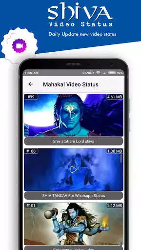 Play Shiva Video Status, Mahadev Wallpaper  Status