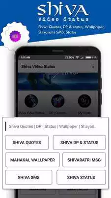 Play Shiva Video Status, Mahadev Wallpaper  Status