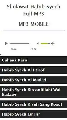 Play Sholawat Habib Syech Full MP3